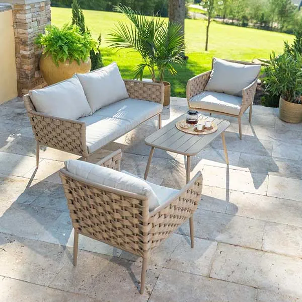 Outdoor Furniture Furniture Braided, Rope & Cord, Sofa - Imenain