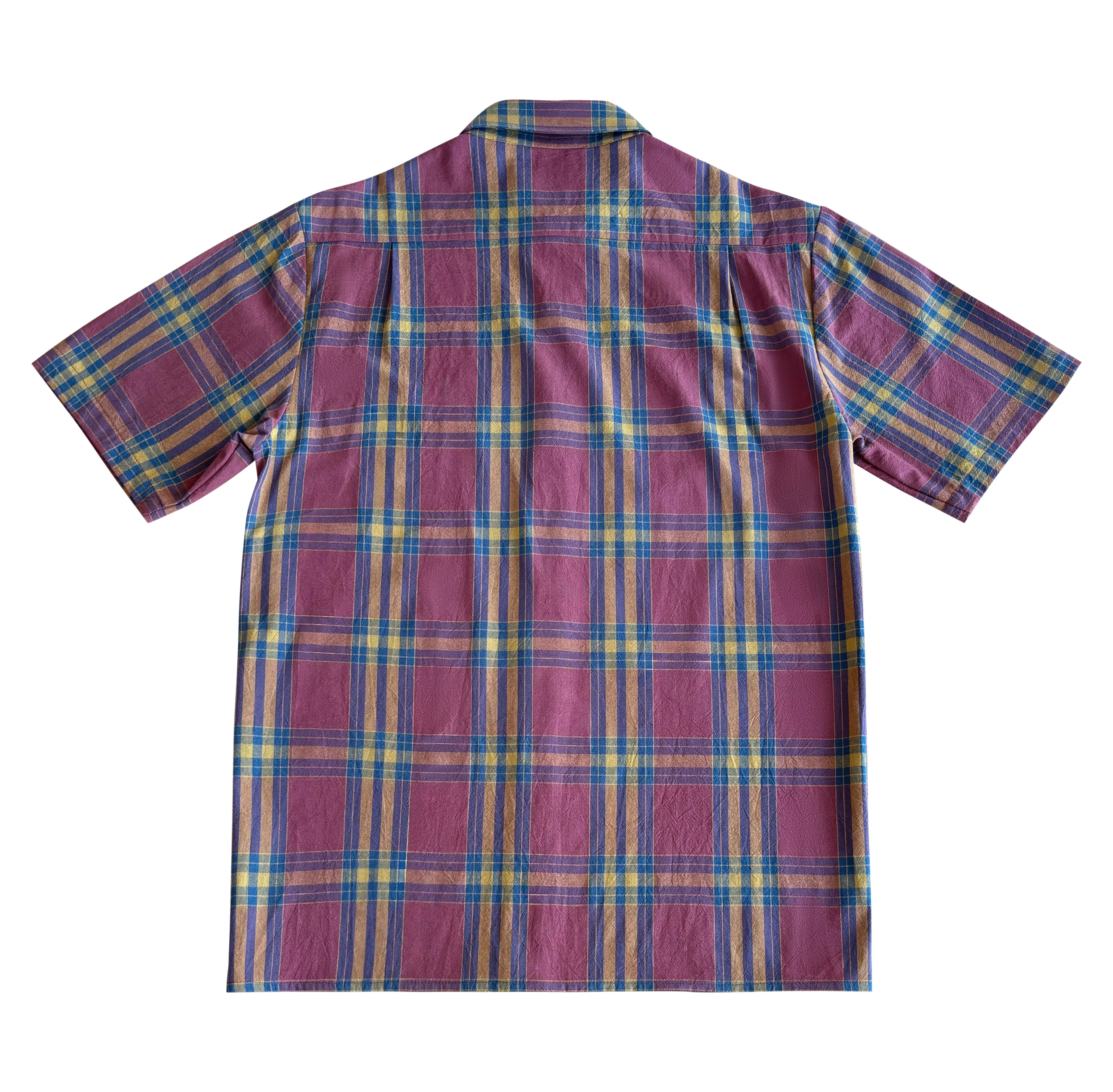 Outer Banks SS Check Shirt - Red Check