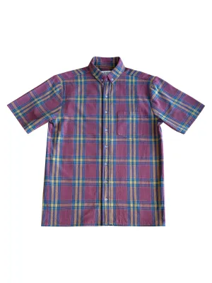 Outer Banks SS Check Shirt - Red Check