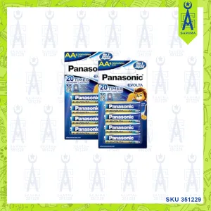 PANASONIC AA  EVOLTA BATTERY 4'S / CARD