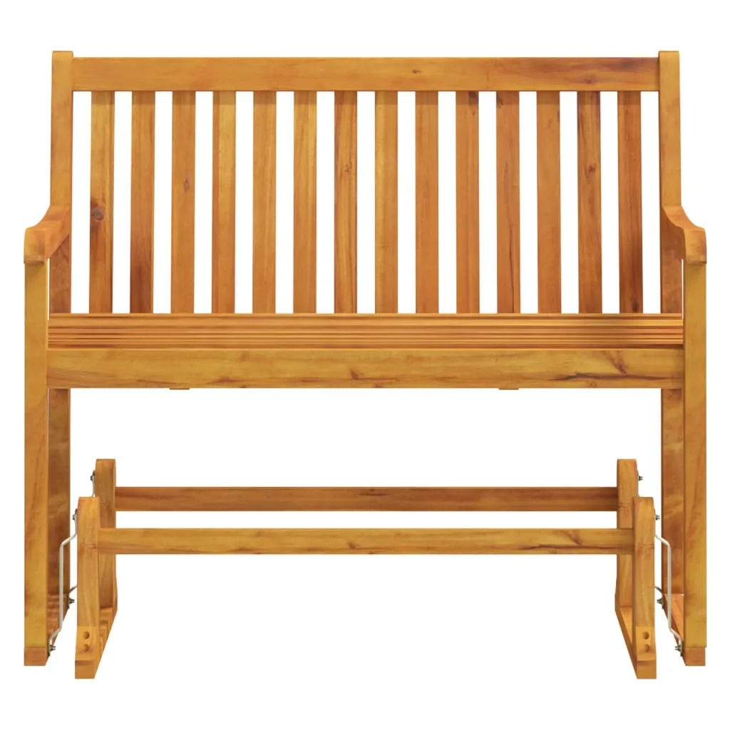 Patio Swing Bench 43.3" Solid Acacia Wood