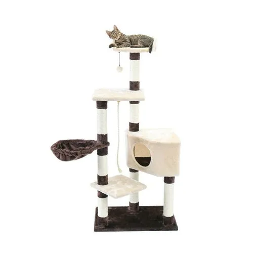 Pet Cats Tree House Condo Perch Entertainment Playground Stable