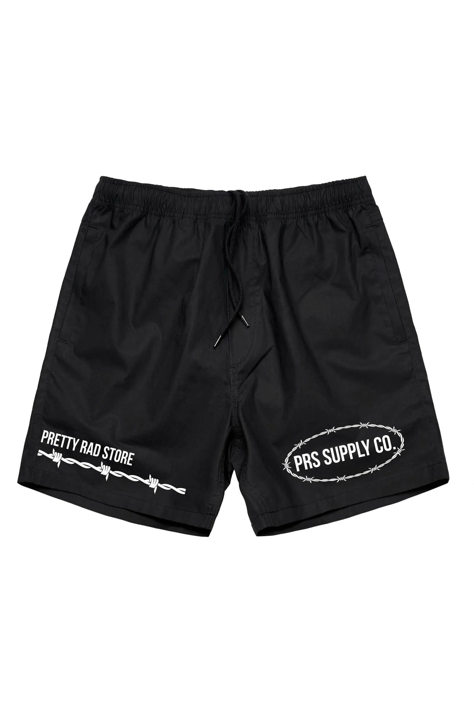 PRS BARB WIRED BOARD SHORT - BLACK