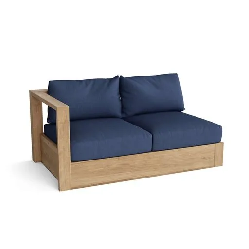 Remarkable 5 Piece Sectional in Teak, Creates Momentous Occasions Even If You Don't Like To Entertain.