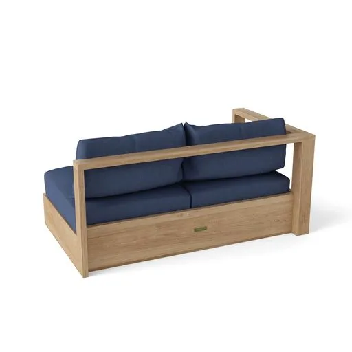 Remarkable 5 Piece Sectional in Teak, Creates Momentous Occasions Even If You Don't Like To Entertain.