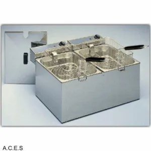 ROLLER GRILL Double Fryer 8 Litre