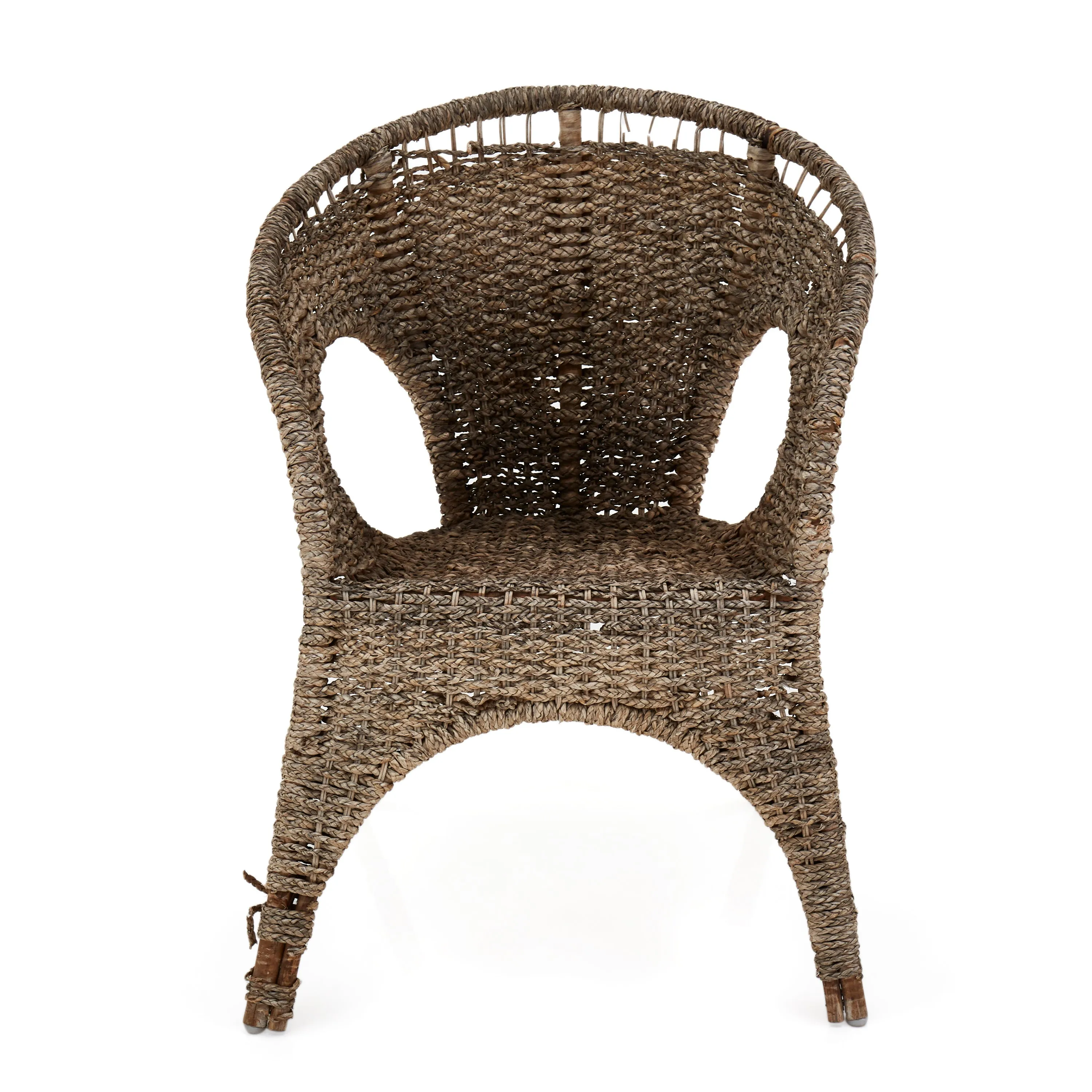 Rounded Wicker Chair