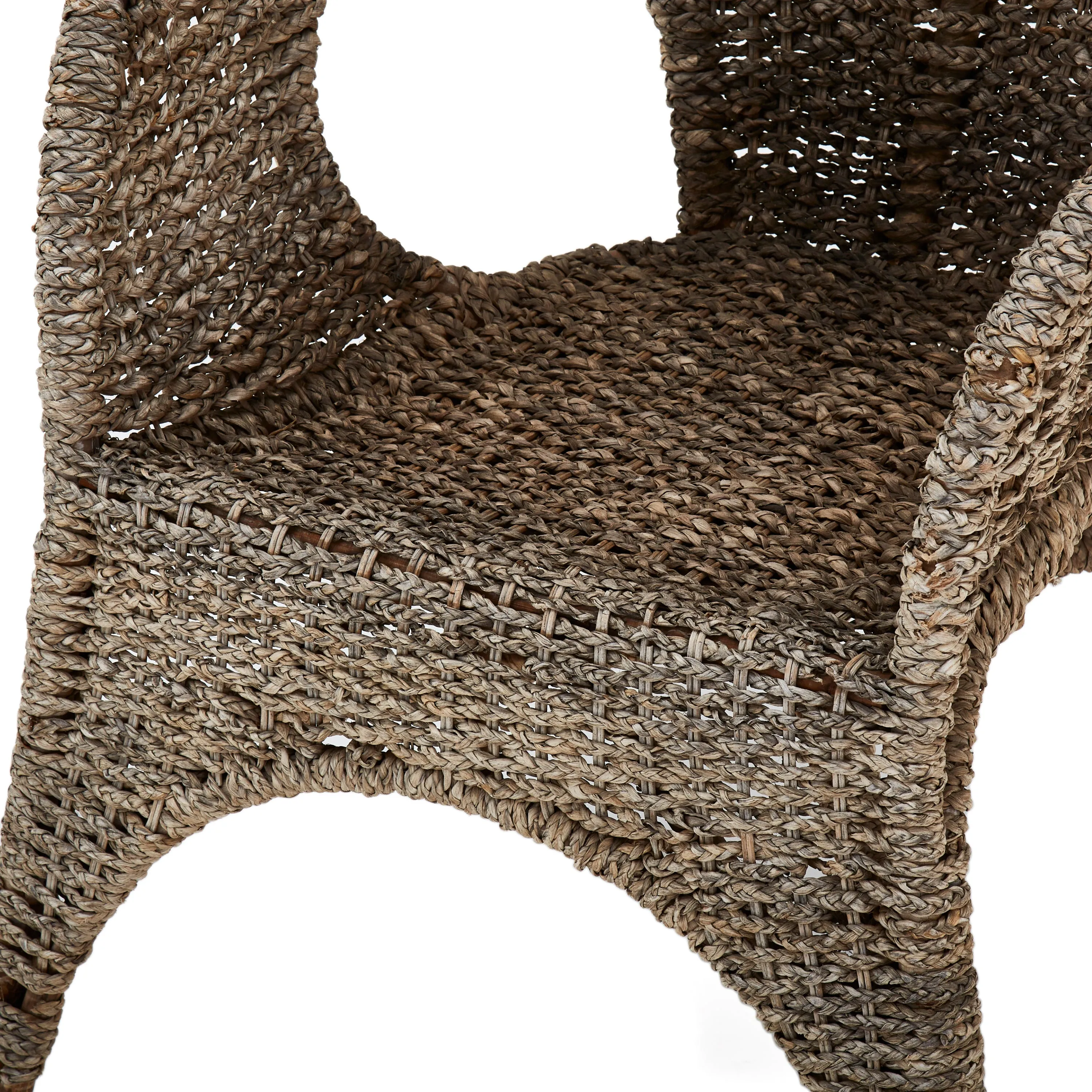 Rounded Wicker Chair