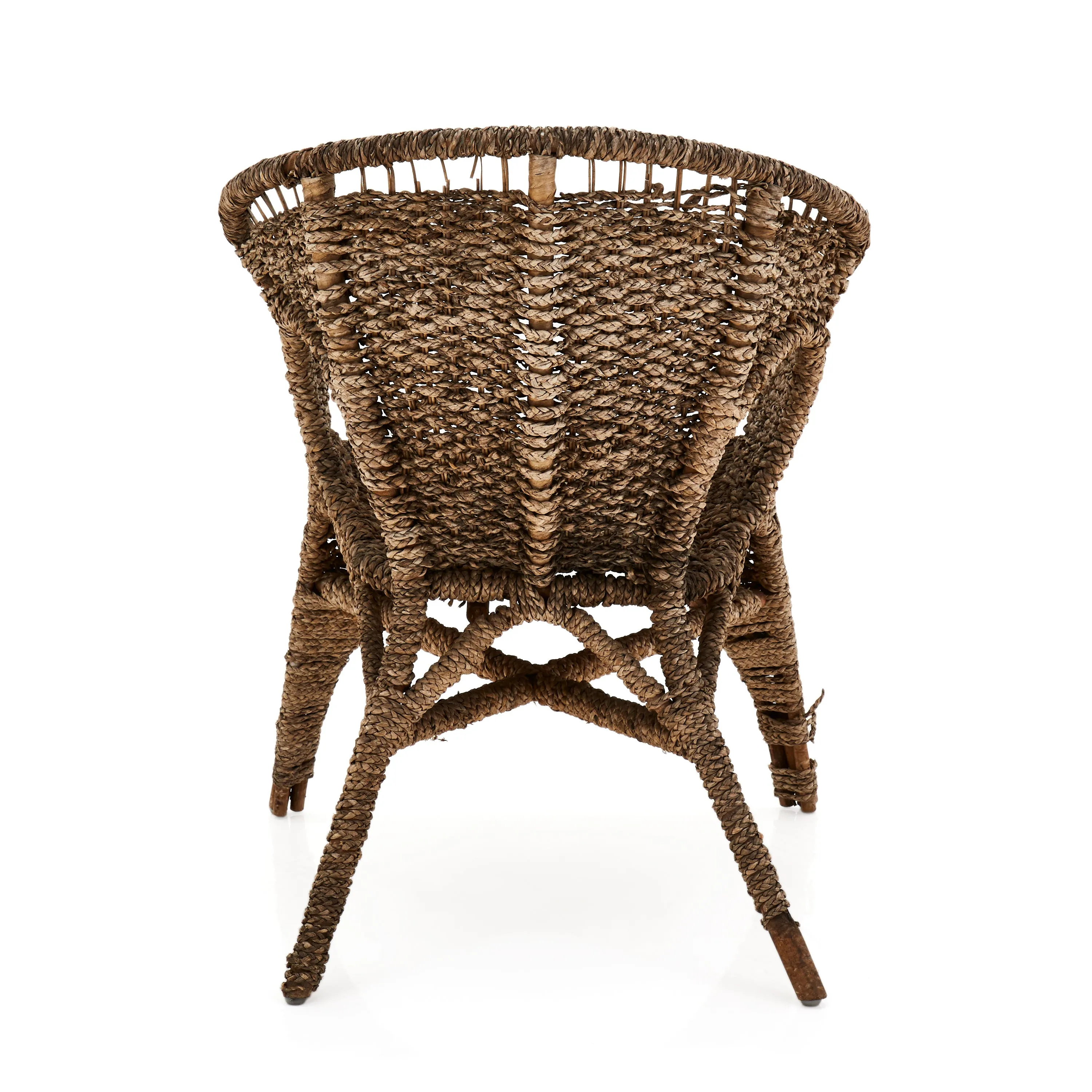 Rounded Wicker Chair