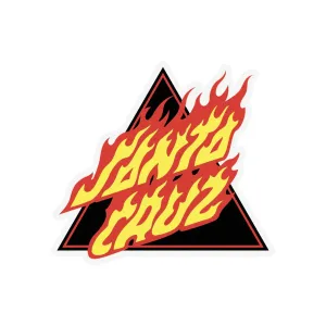 Santa Cruz - Flamed Not a Dot 5" Sticker