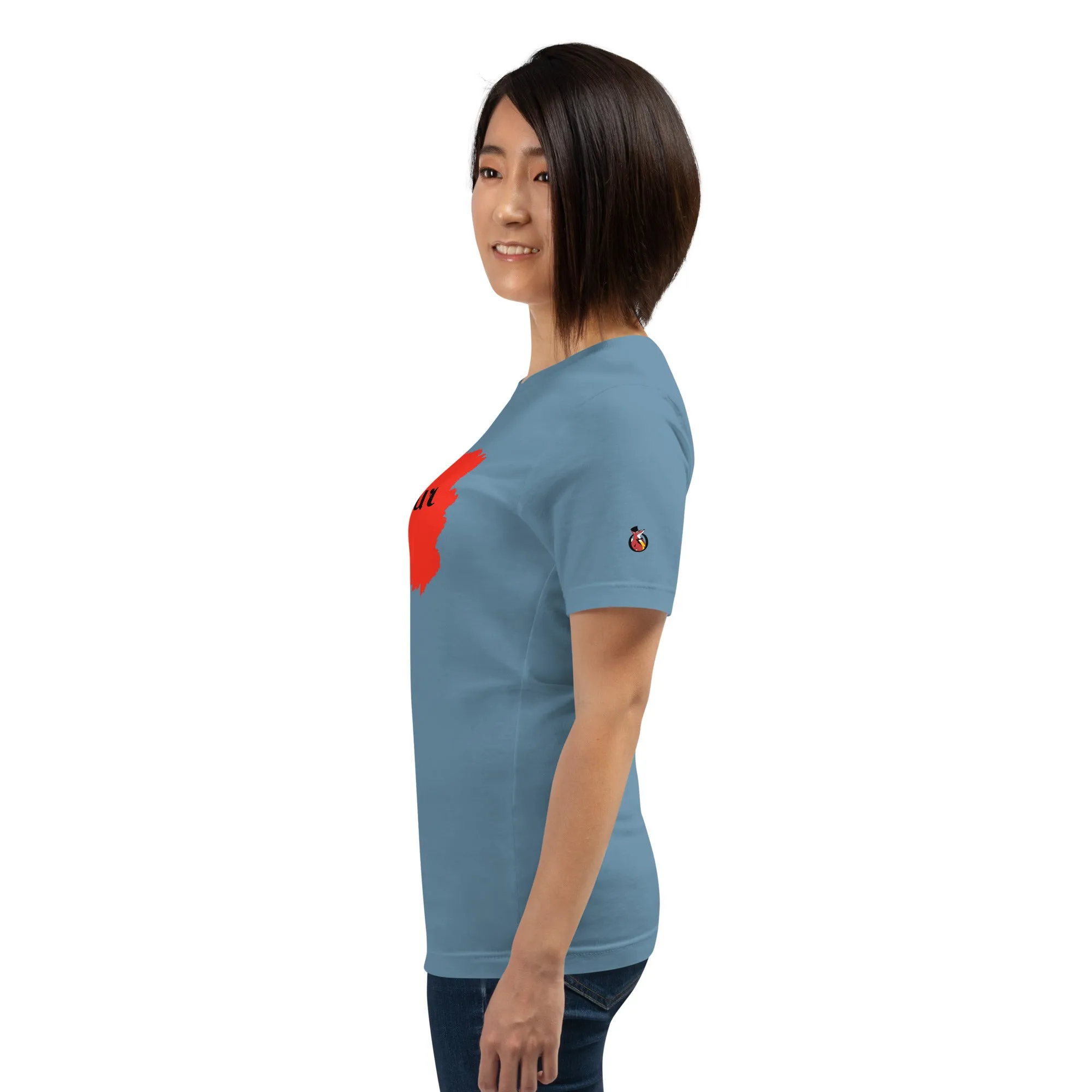 Snooty Fox Art Unisex T-Shirt - Bonjour