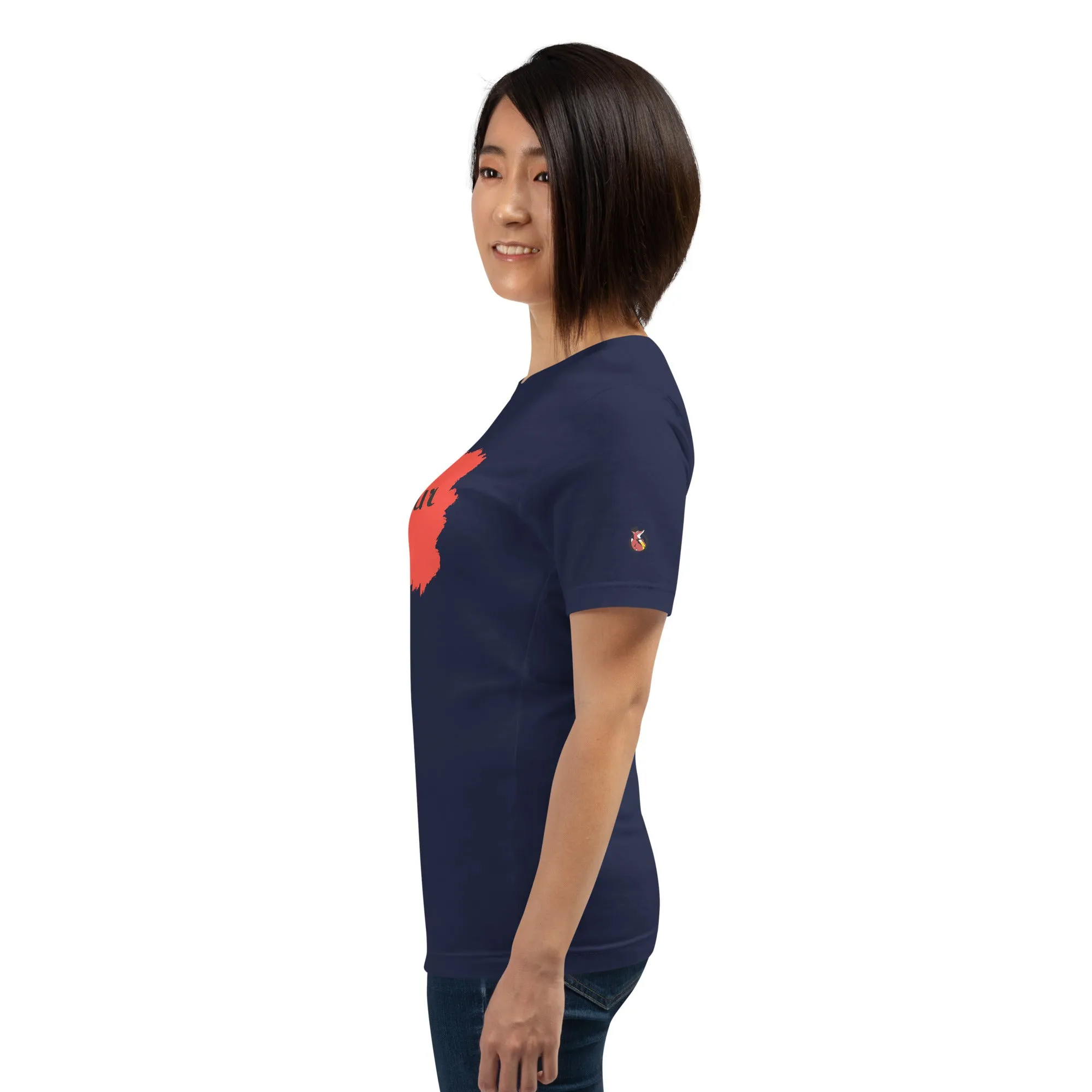 Snooty Fox Art Unisex T-Shirt - Bonjour