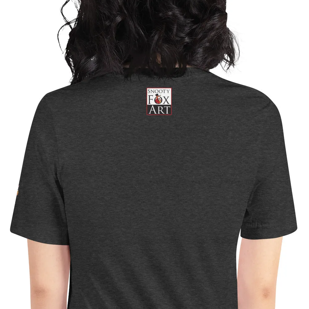 Snooty Fox Art Unisex T-Shirt - Bonjour