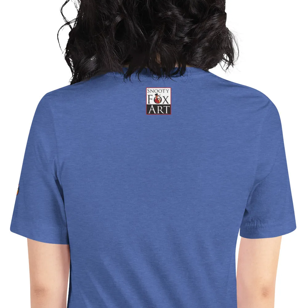 Snooty Fox Art Unisex T-Shirt - Bonjour