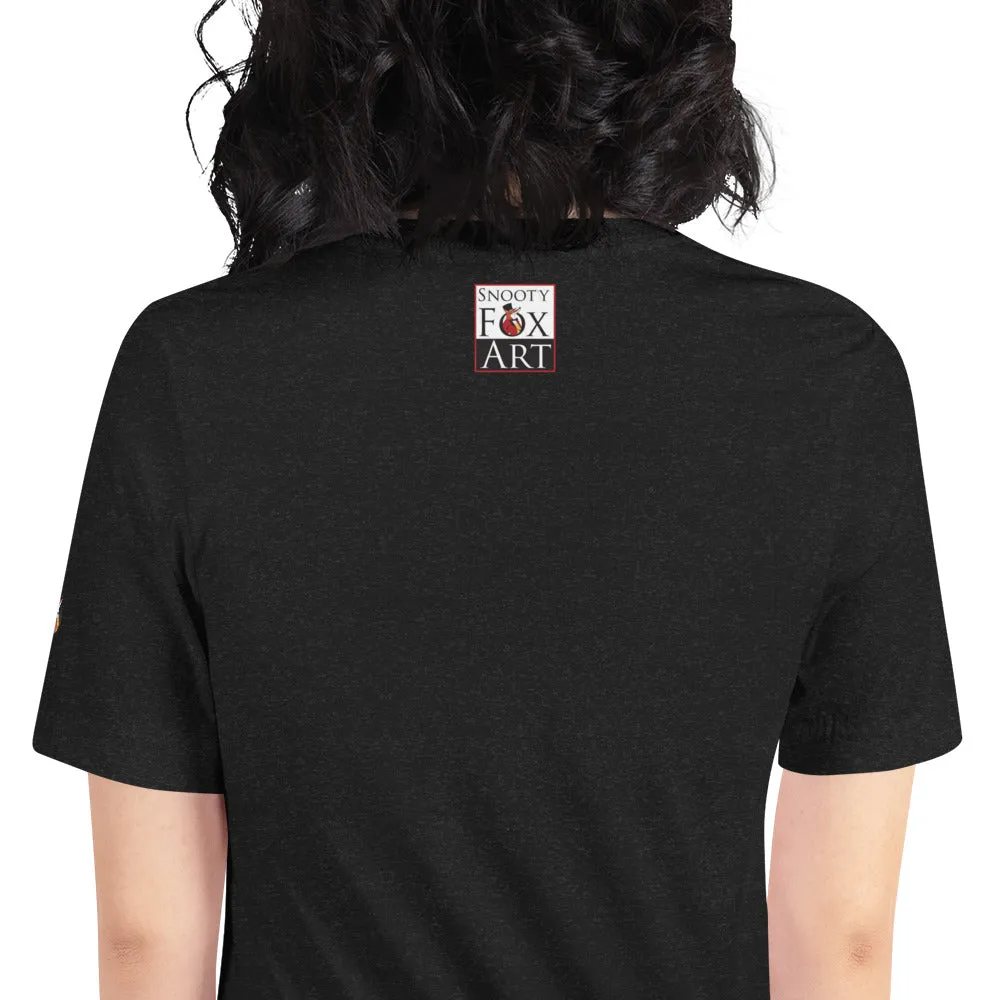 Snooty Fox Art Unisex T-Shirt - Bonjour
