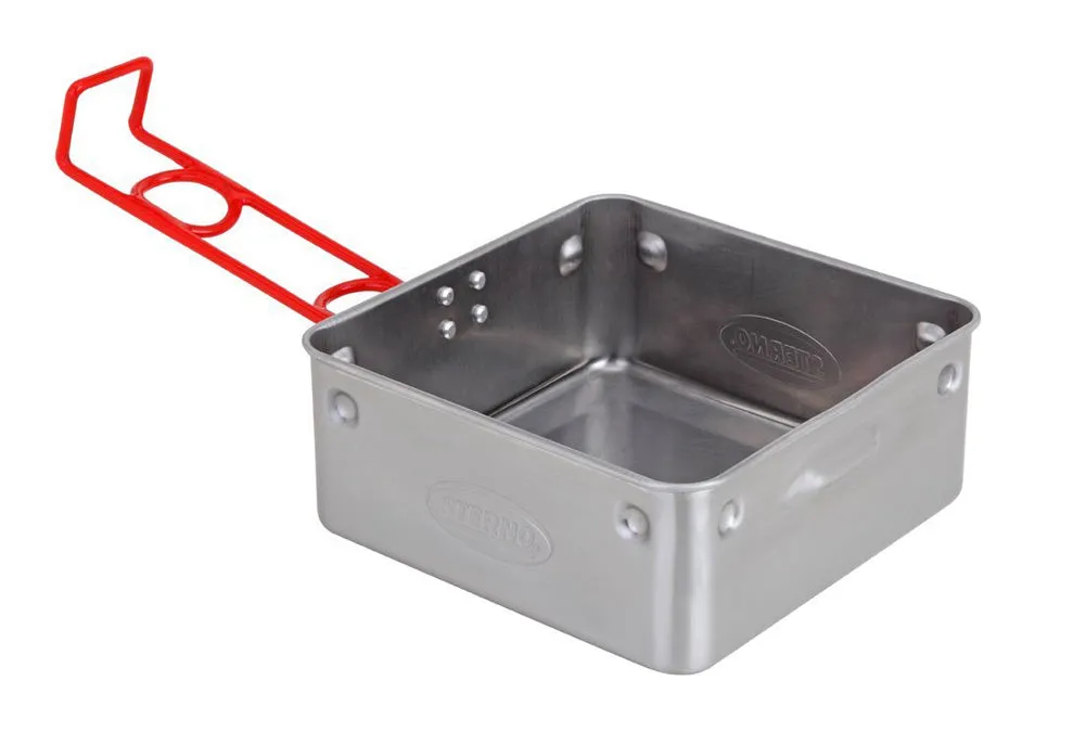 Sterno Camp Stove Kit With Frame and Wind-Shield Panels, Red-Gray