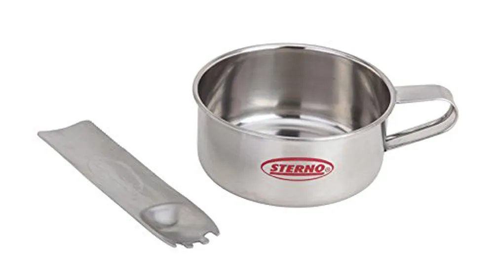 Sterno Camp Stove Kit With Frame and Wind-Shield Panels, Red-Gray