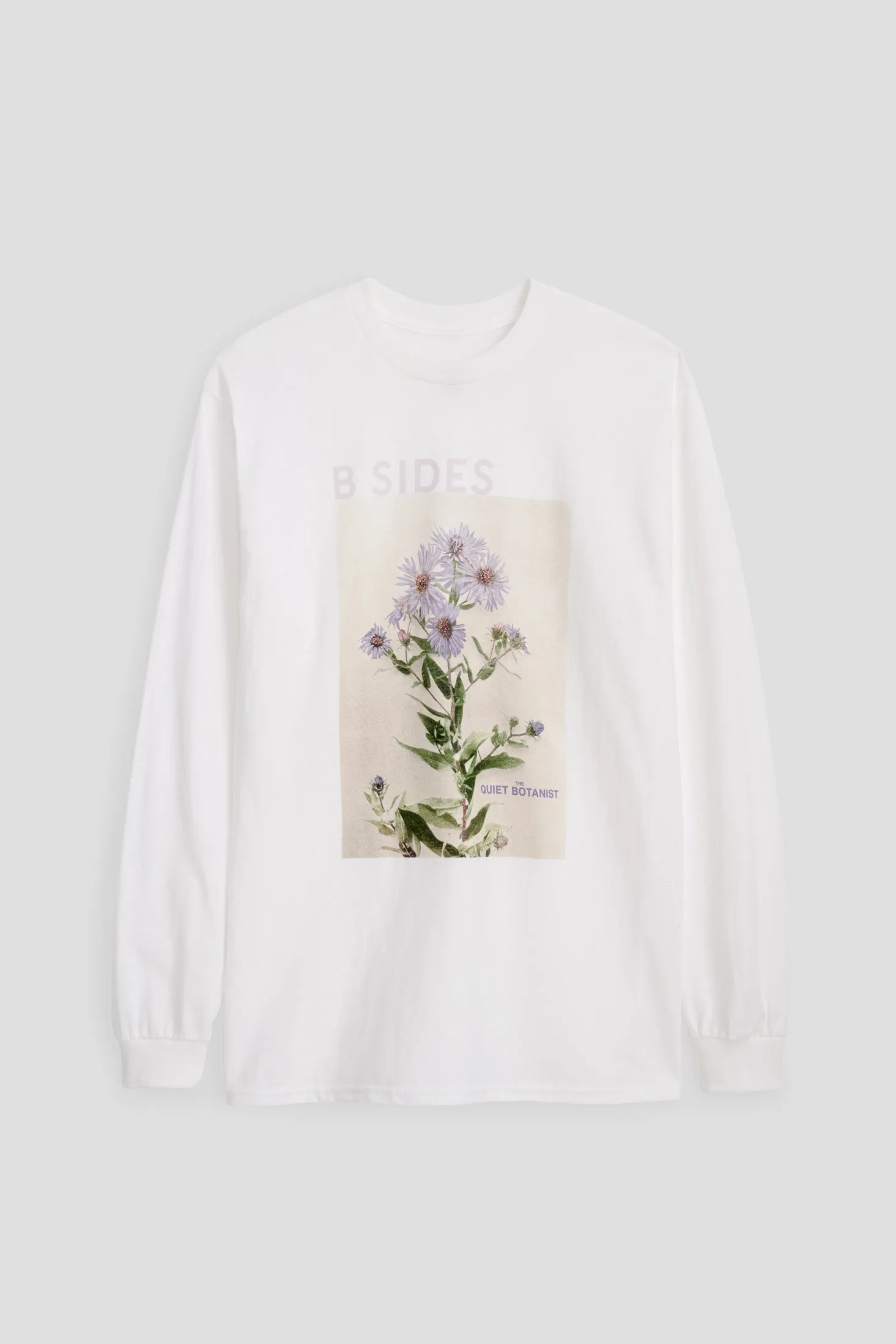 The Quiet Botanist X B Sides Long Sleeve T-Shirt / Aster