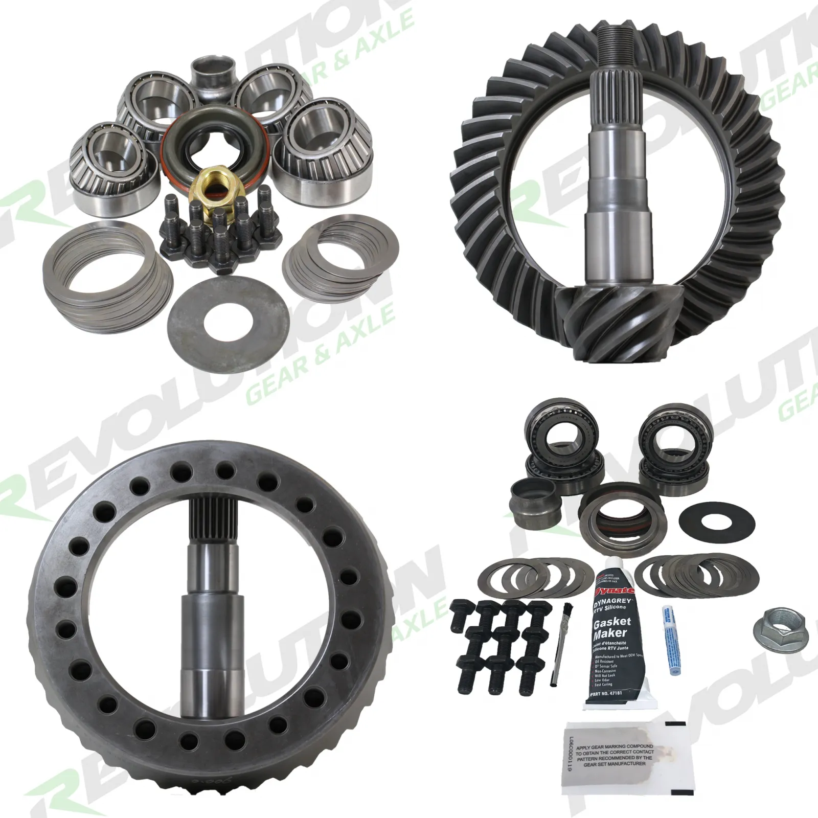 Toyota Tacoma 2005 and Up 4.88 Ratio Gear Package (T8-T8IFS) With Factory Locker Revolution Gear and Axle