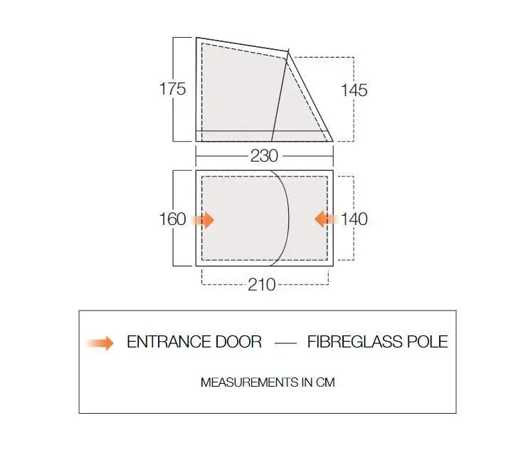 Vango Tall Annexe Elements Shield Balletto