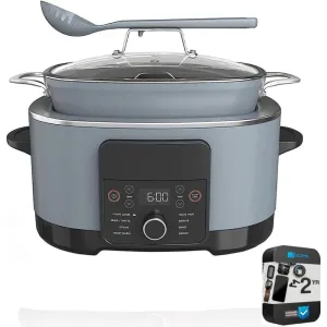 Versatile 8-in-1 Slow Cooker with Triple Fusion Heat Technology