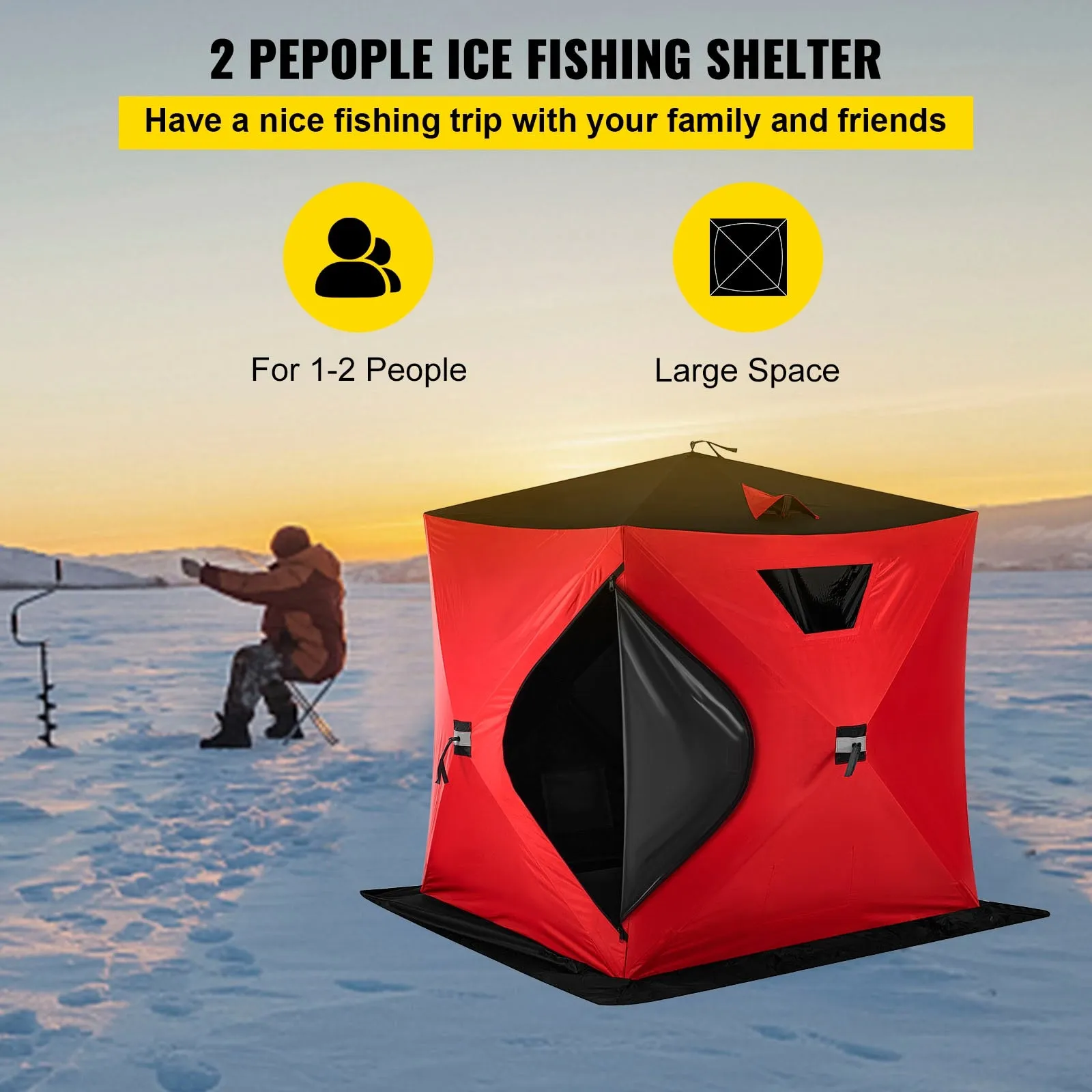 VEVOR Ice Fishing Tent