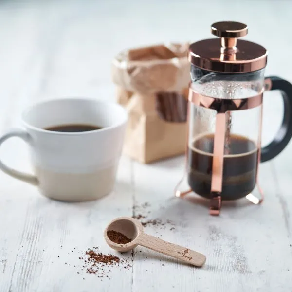 Wooden coffee scoop